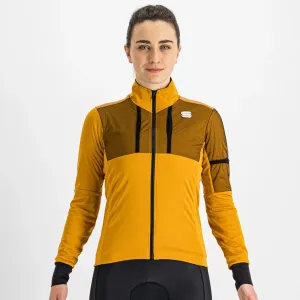 SPORTFUL Cyklistická zateplená bunda - SUPERGIARA - žlutá #6062303