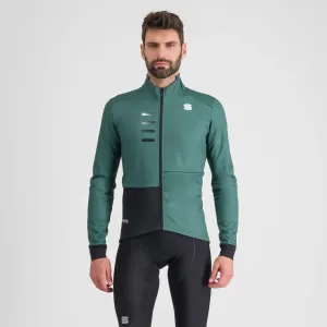 SPORTFUL Cyklistická zateplená bunda - TEMPO - zelená 3XL #6062626