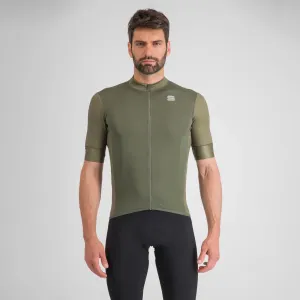 SPORTFUL Cyklistický dres s krátkým rukávem - BEETLE - zelená 2XL