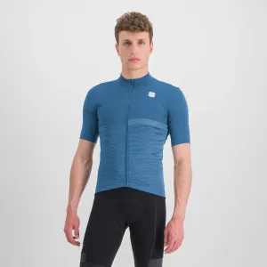 SPORTFUL Cyklistický dres s krátkým rukávem - GIARA - modrá 2XL
