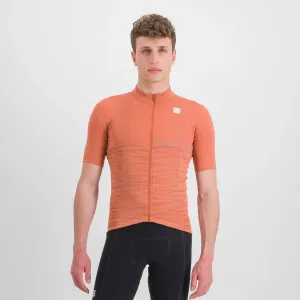 SPORTFUL Cyklistický dres s krátkým rukávem - GIARA - oranžová