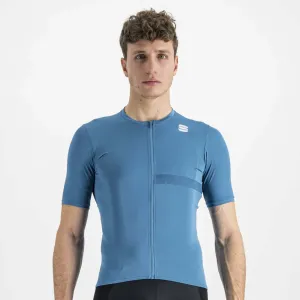 SPORTFUL Cyklistický dres s krátkým rukávem - MATCHY - modrá M
