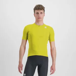 SPORTFUL Cyklistický dres s krátkým rukávem - MATCHY - žlutá 2XL