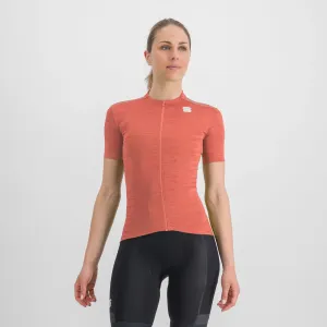 SPORTFUL Cyklistický dres s krátkým rukávem - SUPERGIARA - oranžová XS