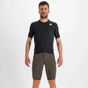 SPORTFUL Cyklistické kalhoty krátké bez laclu - SUPERGIARA - hnědá L
