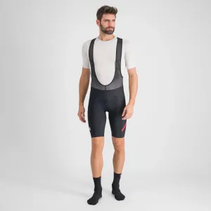 SPORTFUL Cyklistické kalhoty krátké s laclem - FIANDRE PRO LIGHT - černá 2XL