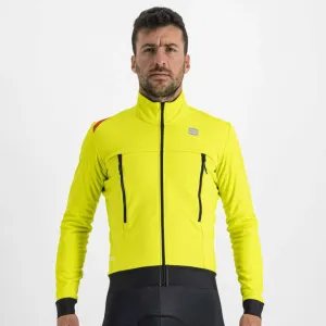SPORTFUL Cyklistická zateplená bunda - FIANDRE WARM - žlutá 2XL