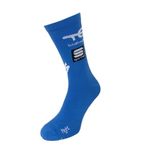 SPORTFUL Cyklistické ponožky klasické - TOTAL ENERGIES 2022 - modrá S