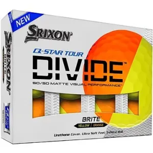 Srixon Q-star tour divide golf balls orange