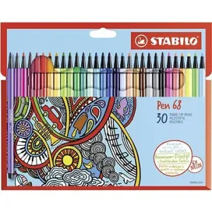 STABILO Pen 68 kartonové pouzdro 30 barev