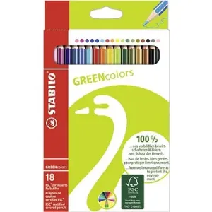 STABILO GREENcolors pouzdro 18 barev