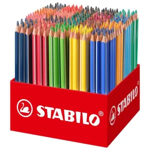 STABILO - Tříhranné barvičky Trio silná 300 ks - 20 různých barev