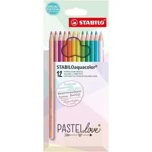 STABILO - Akvarelové farbičky STABILO Pastel Love - sada 12 ks