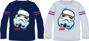 Star-Wars licence Chlapecké tričko - Star Wars 5202A250, světle šedý melír Barva: Šedá, Velikost: 140