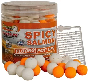 Starbaits Plovoucí boilies Pop Up Bright Spicy Salmon 50g - 14mm