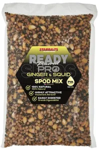 Starbaits Směs partiklů Spod Mix Ready Seeds Pro 1kg - Ginger Squid #4084570