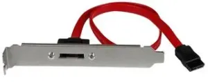Startech Esataplt18In Plate Adapter, 1 Port Sata - Esata