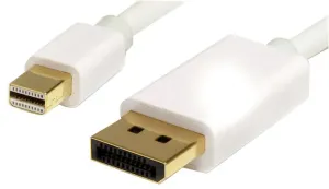 Startech Mdp2Dpmm2Mw Cable Assy, Mini Dp-Dp Plug, 2M