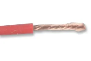 Staubli 61.7613-22 Wire, Silicone, Red, 10Mm, 10M