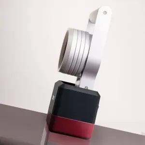 Ruční akumulátorová svítilna Staudte-Hirsch 551000, N/A, černá, stříbrná, červená