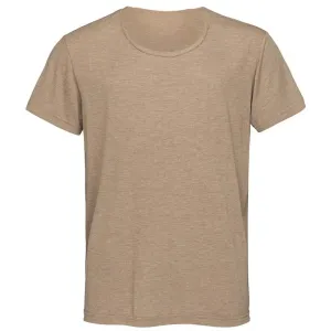 Stedman Pánské melírované oversize tričko s krátkým rukávem - Vintage hnědá | S