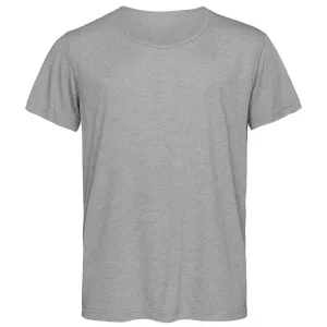 Stedman Pánské melírované oversize tričko s krátkým rukávem - Vintage šedá | L