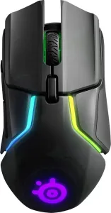 Optická herní myš Steelseries RIVAL 650 62456, ergonomická, s podsvícením, úprava hmotnosti, odnímatelný kabel, černá, RGB
