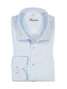 Nadměrná velikost: Stenströms, Bavlněná košile s pruhovaným vzorem, comfort fit Světle Modrá #4796374