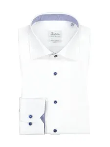 Nadměrná velikost: Stenströms, Košile s extra dlouhým rukávem Bílá