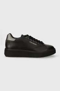 Kožené sneakers boty Steve Madden Fynner černá barva, SM12000465