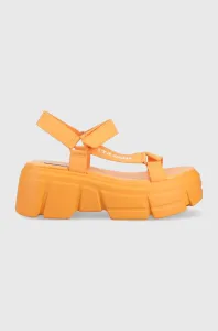 Sandály Steve Madden Assertive dámské, oranžová barva, na platformě, SM11002461