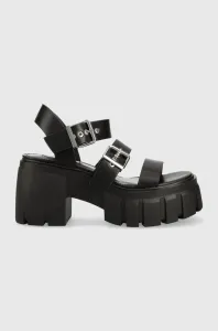 Sandály Steve Madden Locate dámské, černá barva, na podpatku, SM11002525