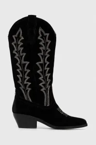 Westernové boty Steve Madden Wildcard dámské, černá barva, na podpatku, SM11002715