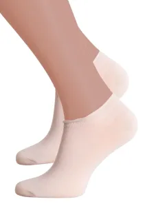 Dámské jednobarevné nízké ponožky 041 Steven Barva/Velikost: béžová / 35/37