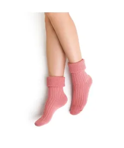 Steven 067 růžové Ponožky na spaní, 35/37, růžová