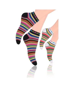 Steven Folk art.116 dámské kotníkové ponožky, 38-40, bílá