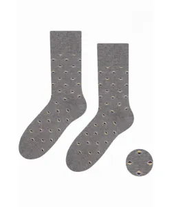 Steven 056-138 šedý melanž Pánské ponožky, 42/44, melanž šedá