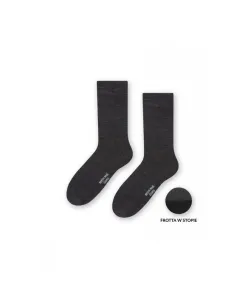 Steven art.130 polofroté Merino Wool Pánské ponožky, 44-46, grafitový melanž