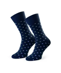 Steven Suitline art.056 Pánské ponožky, Světle šedá, modrá #2298105