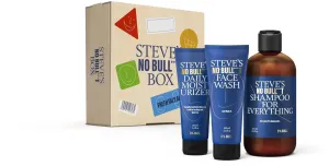 Steve´s Fresh Face All Day Steve's denní hydratační krém 100 ml + mycí gel na obličej 100 ml + šampon na vlasy a vousy 250 ml dárková sada