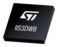 Stmicroelectronics Iis3Dwbtr Digital Vibration Sensor, X/y/z, Lga-14 #3360645