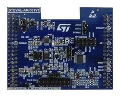 Stmicroelectronics Steval-Aki001V1 Eval Board, 8Ch, 50Ksps-1Msps, 12Bit Adc
