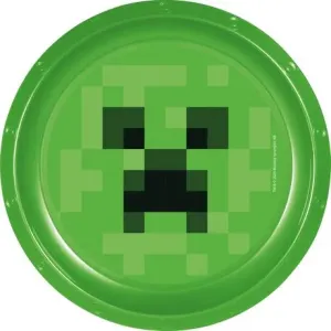 Plastový talíř Minecraft - Creeper 22 cm