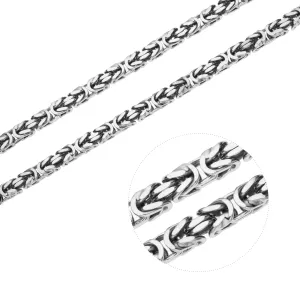 Stříbrný náhrdelník KRÁLOVSKÝ 4mm Délka řetízku: 55 cm