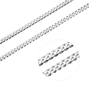 Stříbrný náhrdelník PANCER 100 Délka řetízku: 45 cm