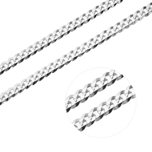 Stříbrný náhrdelník PANCER 140 Délka řetízku: 55 cm #4927698