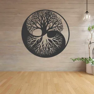 Dřevěný strom života na stěně #5799858