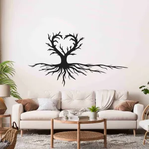 Dřevěný strom života na stěně #5799862
