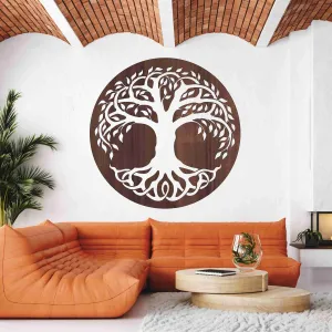 Dřevěný strom života na stěně #5908347