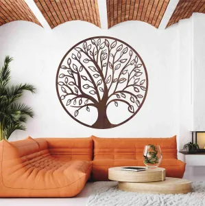 Dřevěný strom života na stěně #5941810